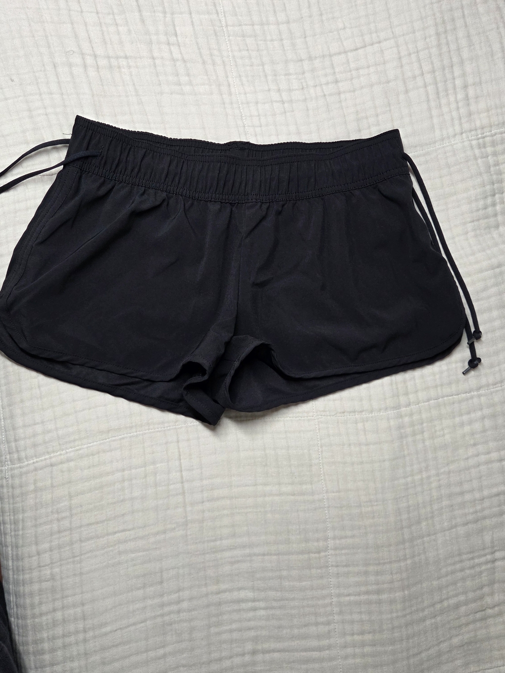 Roxy Black Athletic Drawstring Shorts